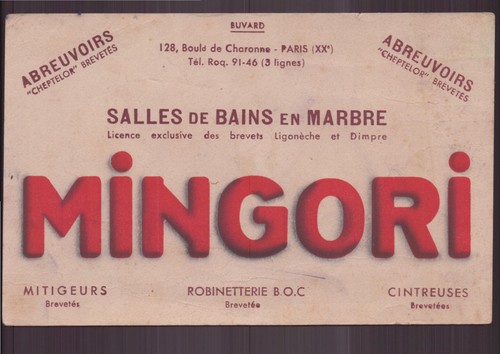 Buvard mingori salle - salle, de