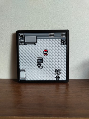 Cadre pixel art pokémon - cadre,