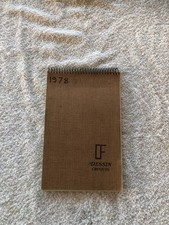 carnet de dessins croquis daté 1978