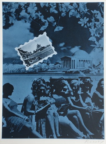 Jacques monory sérigraphie - jacques,