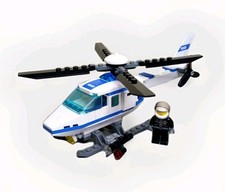 LEGO City 7741 Hélicoptère Police Pilote minifig complet TBE Jouet avion enfant