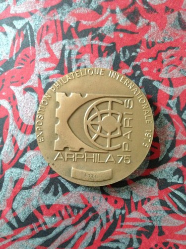 Médaille bronze arphila 75 - bronze,