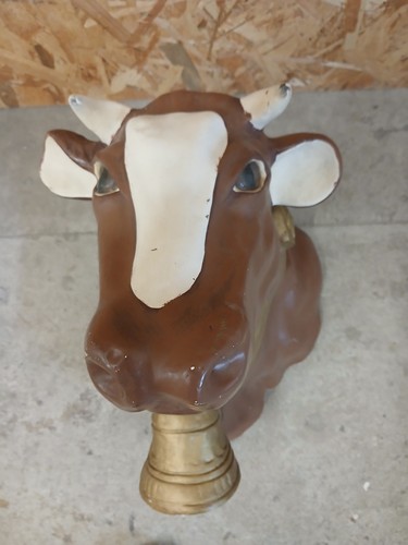 Tete vache resine - vache, en