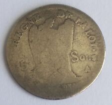 M102: 15 Sols 1791 A Monnaie Royale Française En Argent Voir Photos