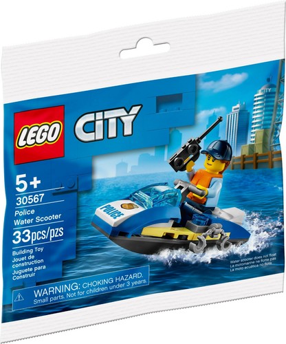Lego city police jet ski - lego, 30567