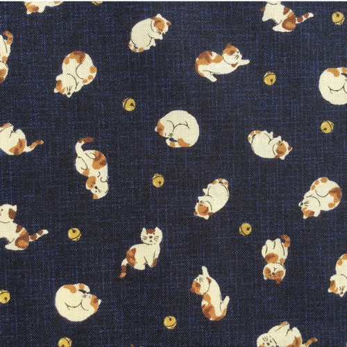 Tissu japonais chats - tissu,