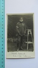 carte photo officier SERBE  1918 décoré de l'AIGLE BLANC   