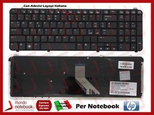 Clavier Ordinateur Portable HP Dv6-1000 Dv6-2000 Avec Adhésifs Layout Ita (Noir)