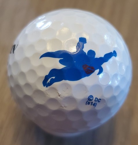 Superman logo golf ball - superman,