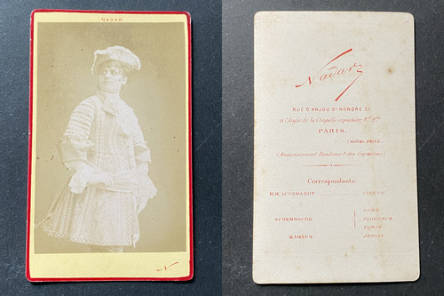 Nadar paris actrice en - actrice,