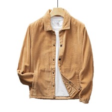 Hommes Velours Chemise Veste