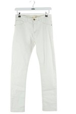 Jean droit en coton blanc Bash XS