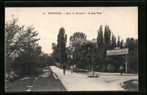Cpa bonneuil quai - bonneuil,,