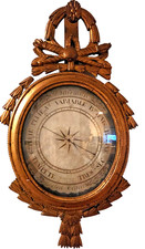 Gilded wood barometer louis - gilded,