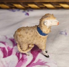 ANCIEN MOUTON PUTZ EN LAINE SANTON CRÈCHE DE NOËL 5,5 CM