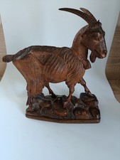 superbe Sculpture Forêt Noire Vers 1900 bouc ,chevre( rare)