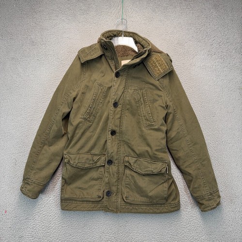 Hollister parka jacket mens - hollister,