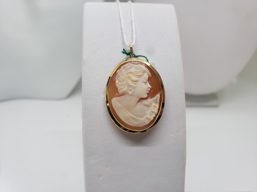 Pendentif broche camée en - pendentif,