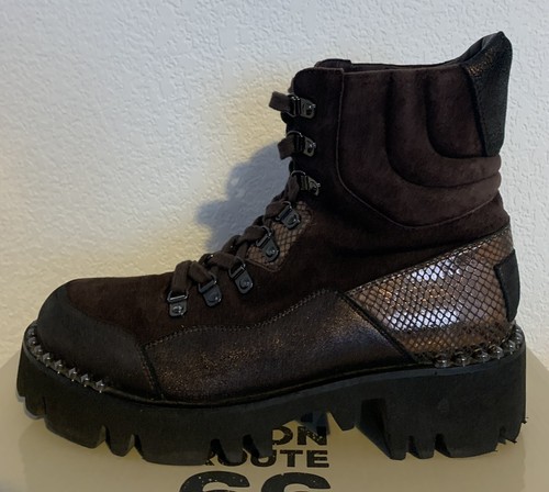 Bottines femme cuir/daim