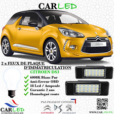 Feux Plaque d'immatriculation LED CITROËN DS3