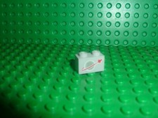 LEGO Oldgray Brick with Classic Space Logo Pattern ref 3004p90 Set 6901/894/452