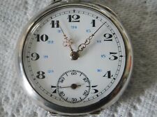 montre gousset argent de smoking homme poids 50.5 grammes fonctionne TB +-1900