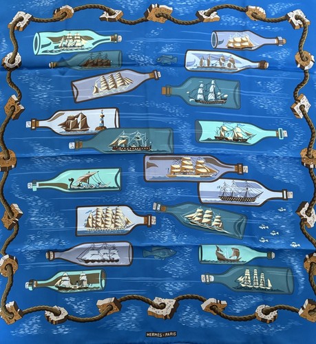 Foulard hermès bateaux 65 - hermès,