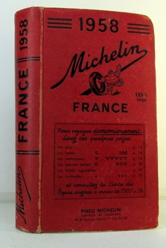 Michelin guide france 1958 - -,