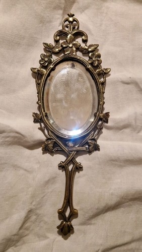 Beau miroir face main bronze - beau,