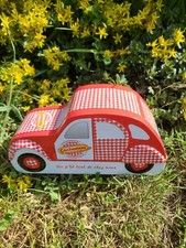 BOITE PUBLICITAIRE " SAUCISSON COCHONOU " 2 CV CITROEN EN TOLE 