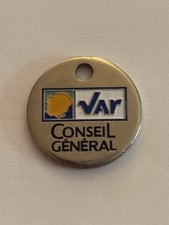 Jeton De Caddie Métal Conseil Général Du Var
