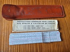 Règle à calcul poche