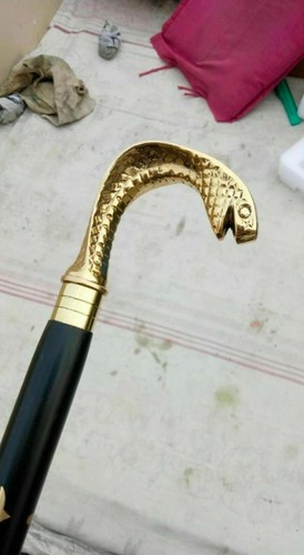 Ancien bâton marche canne - de,