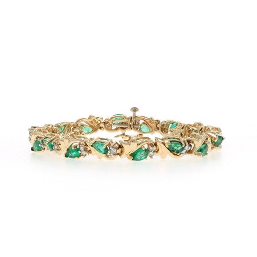Bracelet chaîne émeraude - bracelet,