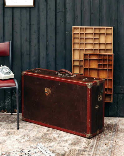 Lucienne malle armoire - malle,