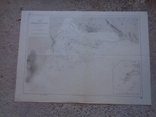 CARTE MARINE SHOM / Kingstone et Port Royal - Mer des Antilles - Jamaïque  1977