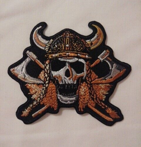 Tête mort viking - viking, patch