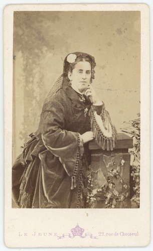 Cdv jeune circa 1870 - jeune,
