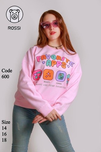 Sweat sans capuche pour - , fille