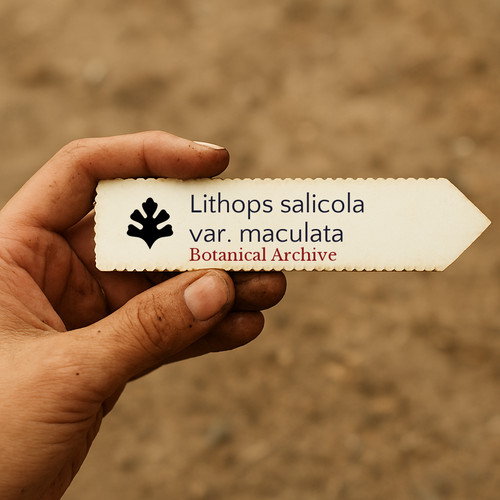 Lithops salicola var maculata - lithops, var.