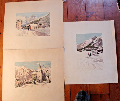 Aquarelles paysage de - 3, aquarelles-paysage