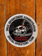 ÉCUSSON POLICE DEA POLICE PATCH USA