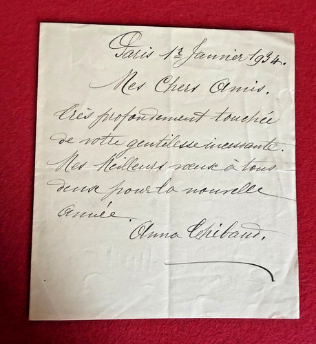 Dd34 lettre autographe - dd34-lettre,