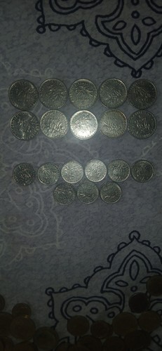Lot pièces de monnaie - lot, 8