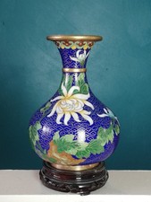 Vase en émail cloisonné