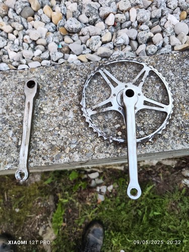 Pédalier vélo ancien - de,
