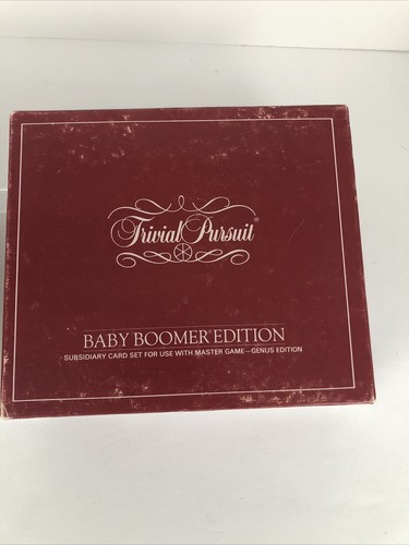 Trivial pursuit baby boomer - pursuit,