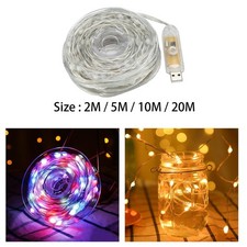 Guirlande lumineuse LED RGB, lumières de noël pour chambre à coucher,