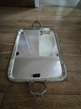 SUPERBE PLATEAU EN MÉTAL