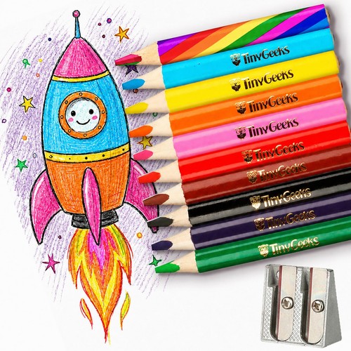 Crayons couleur jumbo - crayons,